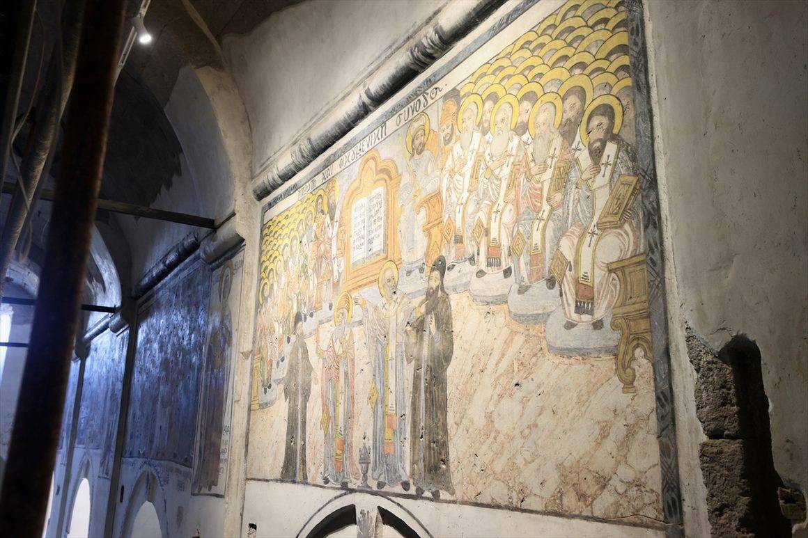 Kayseri'de duvar resimleriyle öne çıkan kilise, Kapadokya turizm rotasına eklenecek