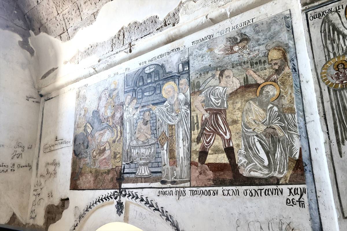 Kayseri'de duvar resimleriyle öne çıkan kilise, Kapadokya turizm rotasına eklenecek