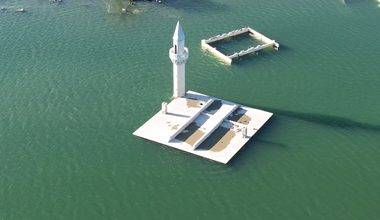 Kars'ta sular çekildi, cami, kilise ve köy gün yüzüne çıktı