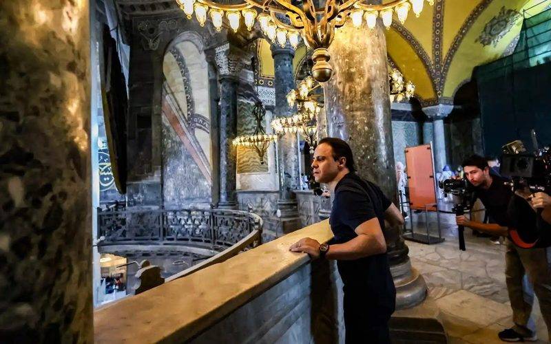 İstanbul'un Kralı deniyordu: Formula 1 pilotu Felipe Massa turist oldu, Tarihi Yarımada'yı gezdi