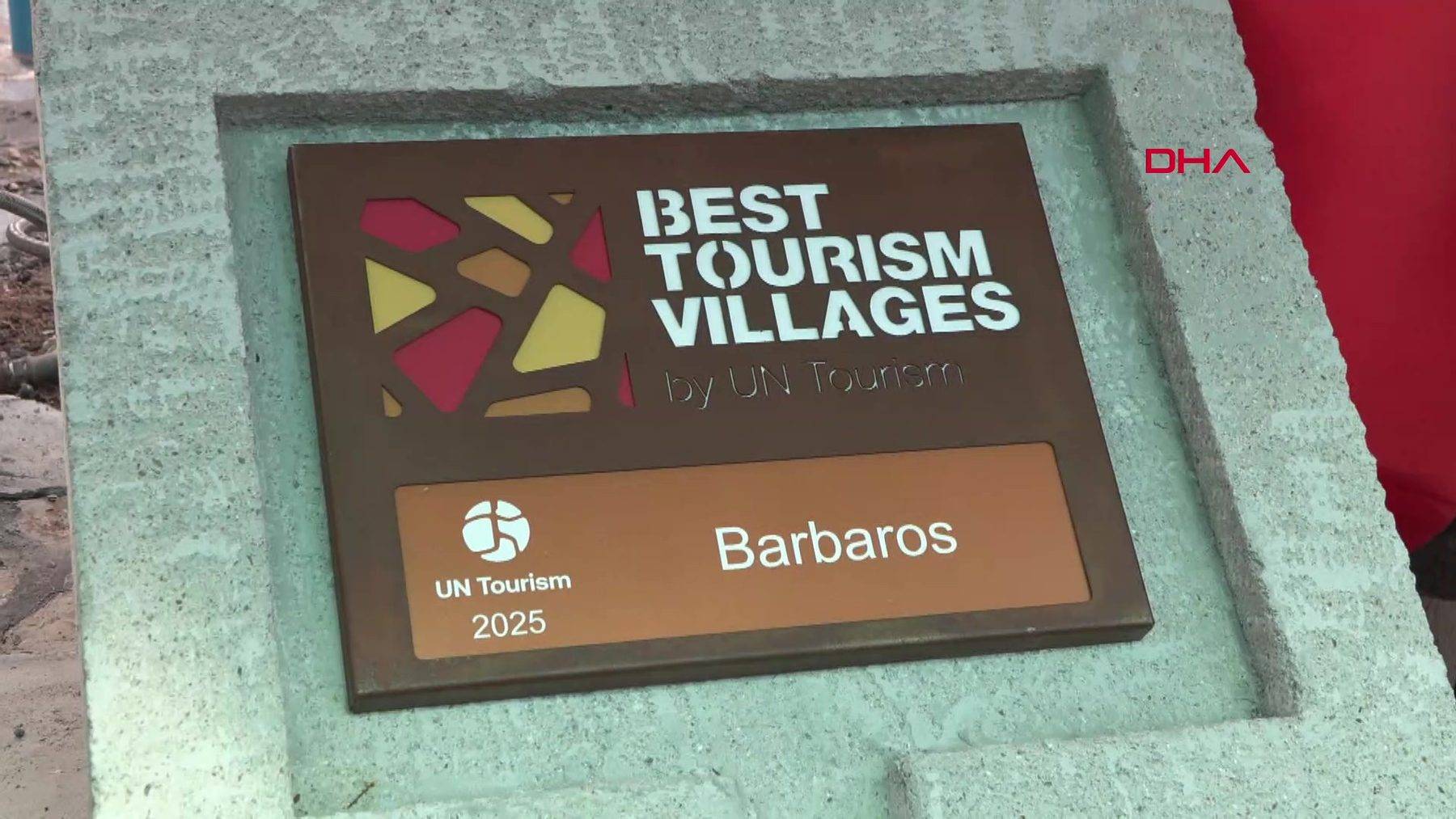 Birleşmiş Milletler 'En İyi Turizm Köyü' seçmişti: Barbaros ödülüne kavuştu