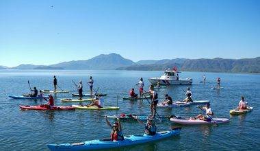 Doğa tutkunları Köyceğiz'in doğal güzelliklerini Paddle Fest ile keşfetti