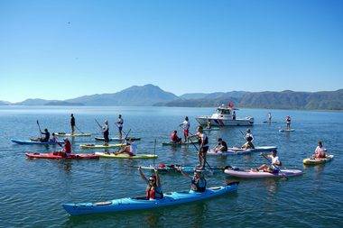 Doğa tutkunları Köyceğiz'in doğal güzelliklerini Paddle Fest ile keşfetti