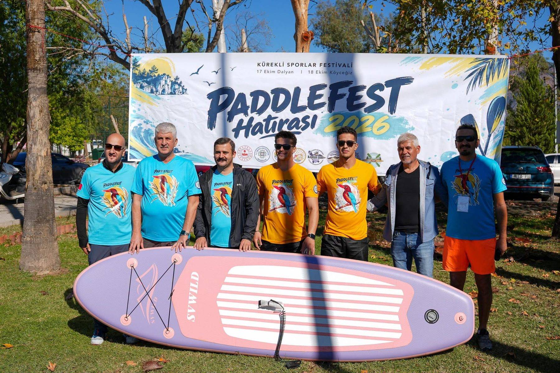 Doğa tutkunları Köyceğiz'in doğal güzelliklerini Paddle Fest ile keşfetti