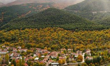 Yellice Dağı'nda güz vakti: Kütahya'nın yeşil ormanları sonbahar renklerine kavuştu