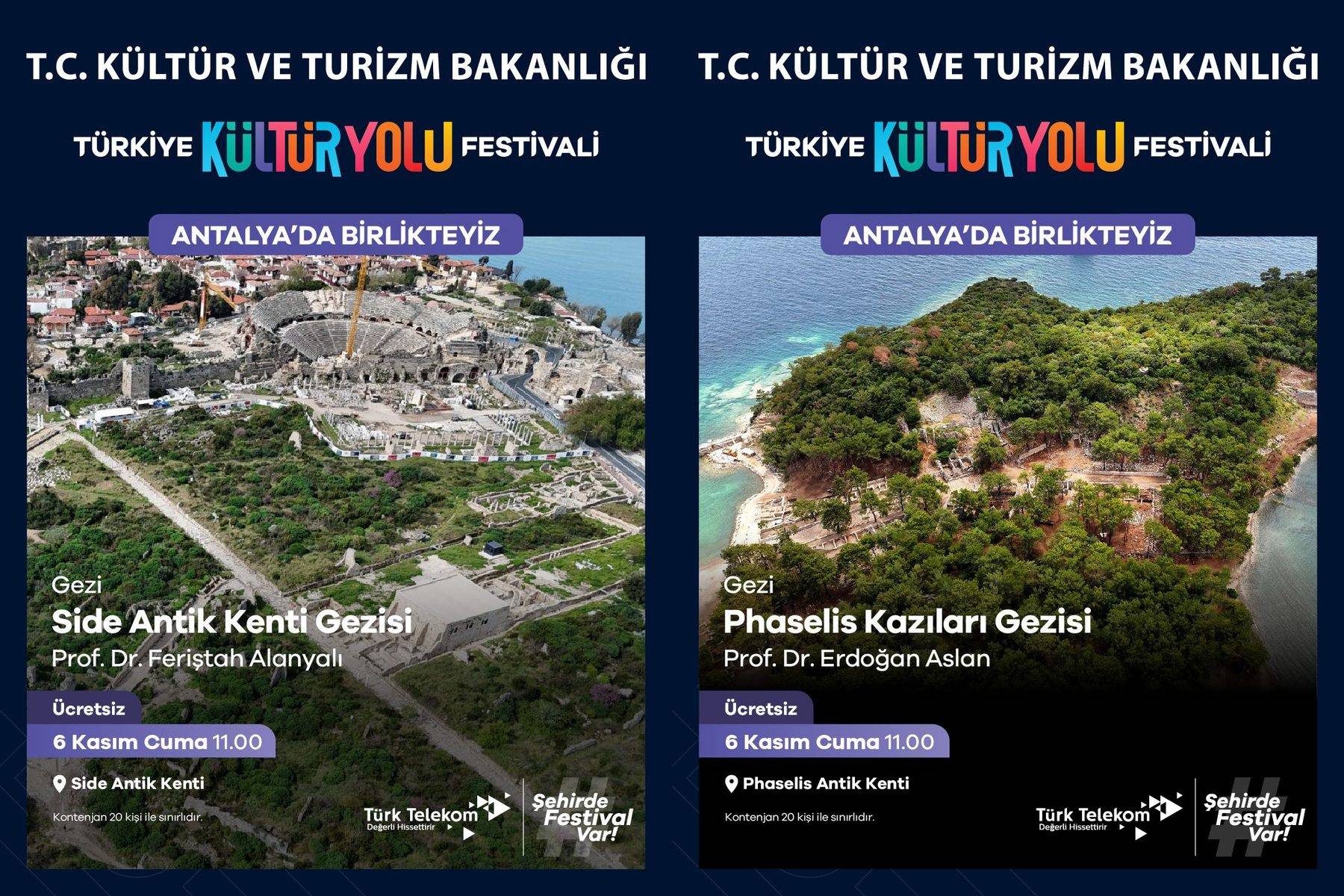 Akdeniz'in gözdesi Antalya, Türkiye Kültür Yolu Festivali'ne ev sahipliği yapacak