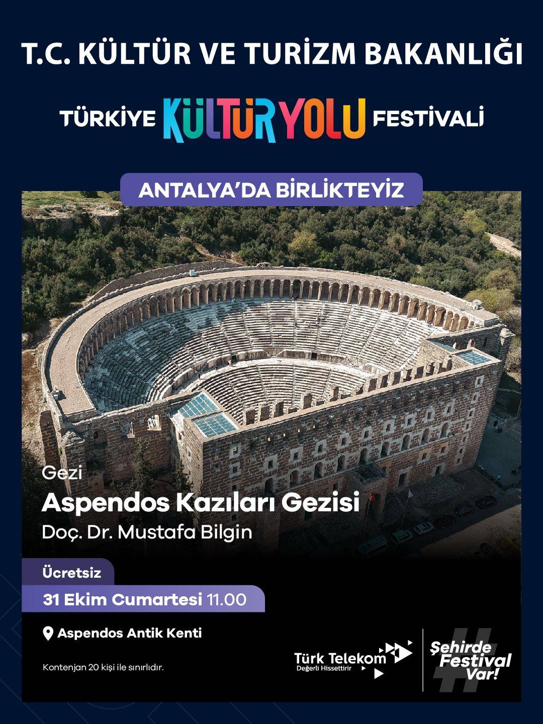 Akdeniz'in gözdesi Antalya, Türkiye Kültür Yolu Festivali'ne ev sahipliği yapacak