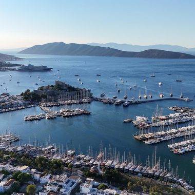 Şövalyeler inşa etmişti: Muğla'daki Bodrum Kalesi günün her vakti hayran bırakıyor